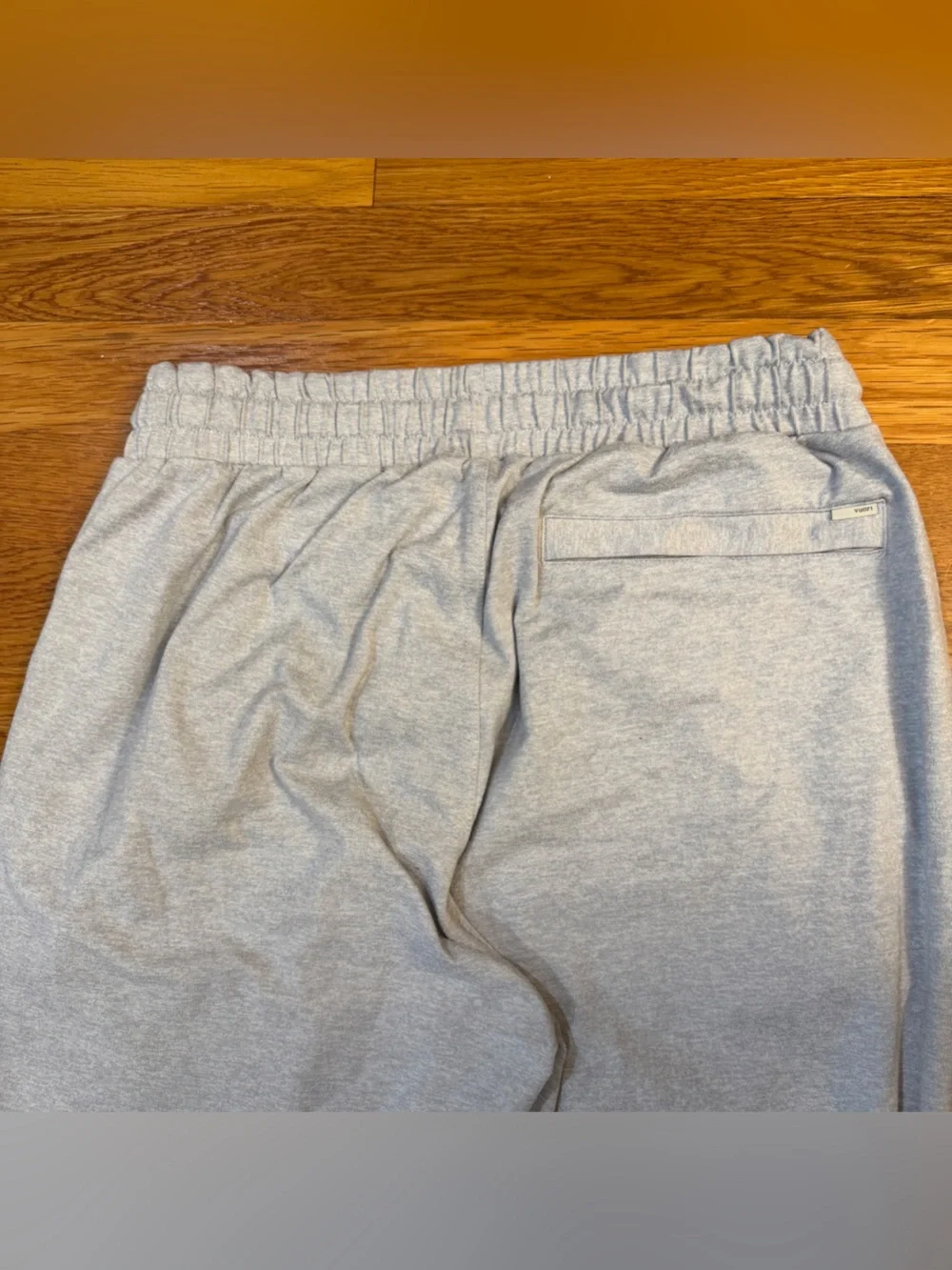 Vuori Ponto Performance Jogger in Platinum Heather (Light Gray) - Size Small